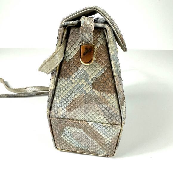 Stuart Weitzman Vintage Snakeskin Purse Mini - Picture 2 of 11